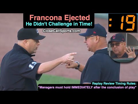 E166 - Terry Francona Ejected After Todd Tichenor Says Tito Didn't File Manager's Challenge in Time