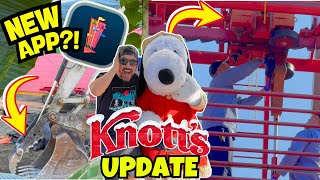 BIG CHANGES! Knott's Berry Farm & Six Flags App Merge 2025 | MonteZOOMa Construction Updates!