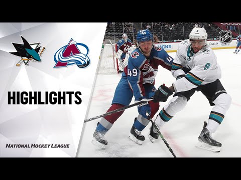 Sharks @ Avalanche 4/30/21 | NHL Highlights