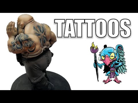 How to Paint Tattoos (For Miniatures) - HC 396