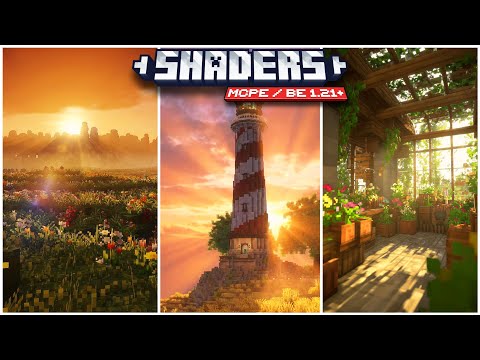 Top 5 BEST Realistic Shaders for MCPE  | Bedrock 1.21 (Render dragon support) 