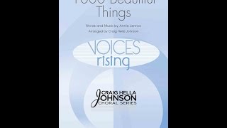 1000 Beautiful Things (SATB Choir) - Arranged by Craig Hella Johnson