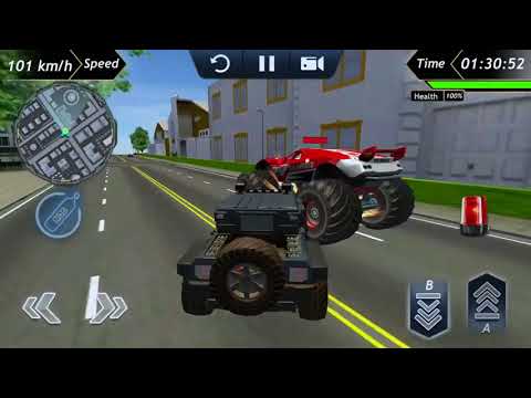 Police Car - Offroad Crime Chase Driving Simulator - Best Android GamePlay FHD