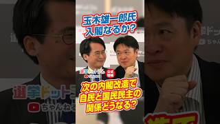 【公式切り抜き】玉木雄一郎氏入閣なるか？次の内閣改造で自民と国民民主の関係はどうなる？【水内茂幸×山本期日前】｜選挙ドットコムちゃんねる
