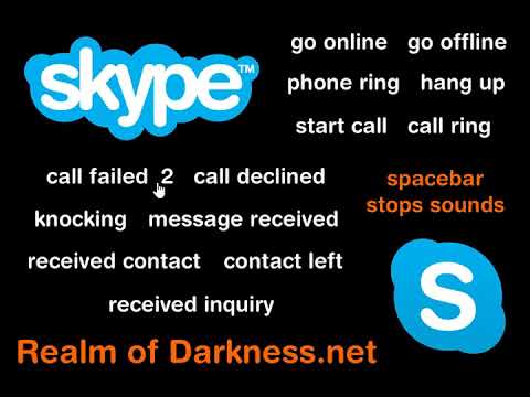 Realm Of Darkness - Skype Soundboard