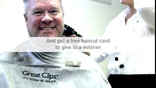 You Can Thank A Veteran - Veterans Day at Great Clips
