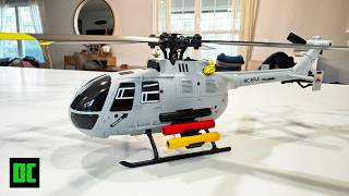 Micro BO-105 Scale RC Helicopter | Unboxing & Test | RC ERA C186S
