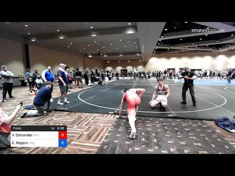195 Lbs Final - Vikram Ostrander, New York Vs Caden Rogers, Lancaster Alliance Wrestling Club (LAW