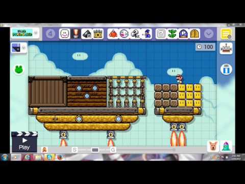 Super Mario Maker Super Mario World Airship Hurry up