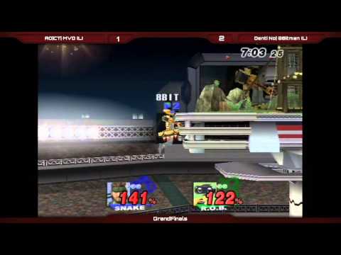 SFL Brawl Monthly 7/26/14 - Grand Finals - AO/CT/MVD (Snake) vs Denti Nol 8Bitman (ROB) - Brawl