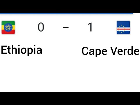 Ethiopia vs Cape Verde|| Highlights and  Scores  0 - 1.