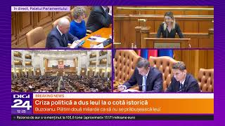 🟣 Moțiunea de cenzură anti-Bolojan, dezbatere în Parlament (II)