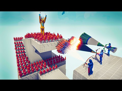 100x SPARTANS + ANUBIS GIANT vs 3x EVERY GOD - Totally Accurate Battle Simulator TABS