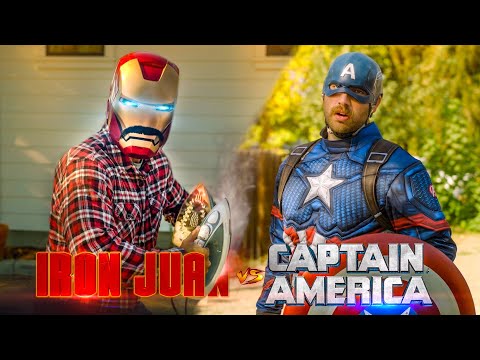 Iron Juan vs Captain America | David Lopez