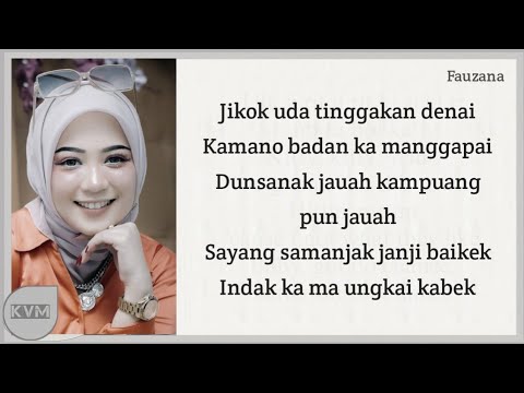Fauzana Cimburu Buto Lyrics Karaoke