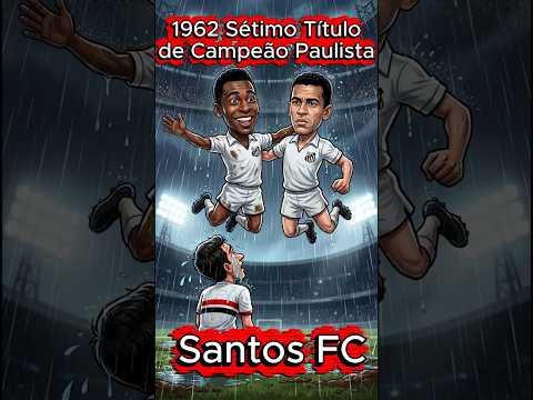 A final caótica sob chuva que coroou o Santos como Tricampeão! Clique para ver! 🌧️#santos #saopaulo
