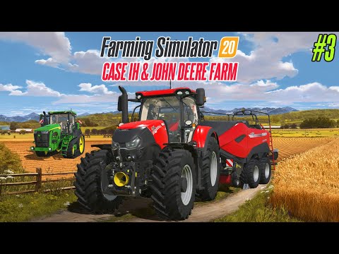 Storing & Selling Straw Bales - Farming Simulator 20 American Farming Gameplay #3