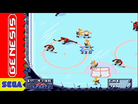 NHL Hockey`95 [EUJ] (Mega Drive/Genesis) - Longplay
