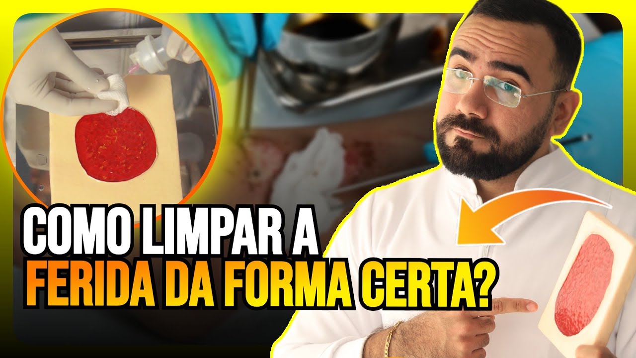 COMO LIMPAR A FERIDA DO JEITO CERTO COM PHMB? APRENDA O PASSO A PASSO PARA LIMPAR A FERIDA