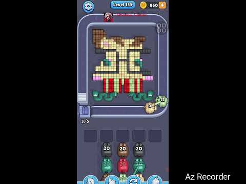 Pixel Flow Level 155 Walkthrough
