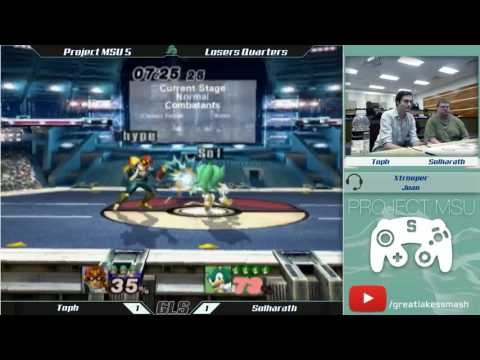 Project MSU 5 Losers Quarters - Toph (Falcon) vs. Solharath (Sonic)