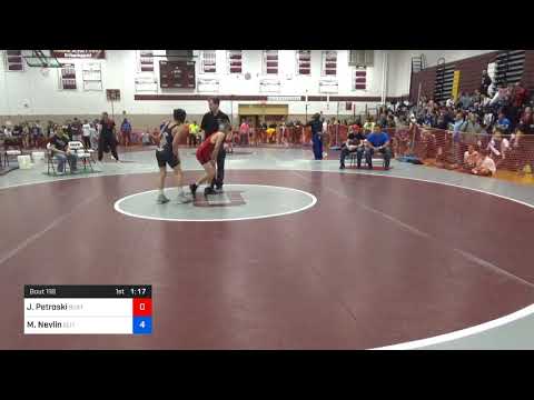 USAWNJ - Freestyle-Greco States/Novice - FS 108 Semi-Finals - Jason Petroski (Buxt) Vs. Max Nevlin