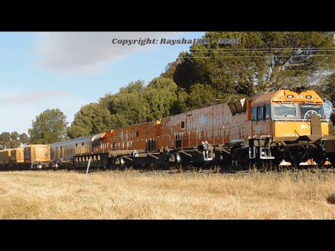 3XM4 - NR27-NR38 (PacNat Steel) Inverleigh X 2TA8 (Great Southern) - Australian Trains by Raysha1811