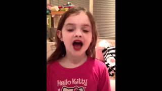 Daughter singing Ben Montague Sweet Amelia