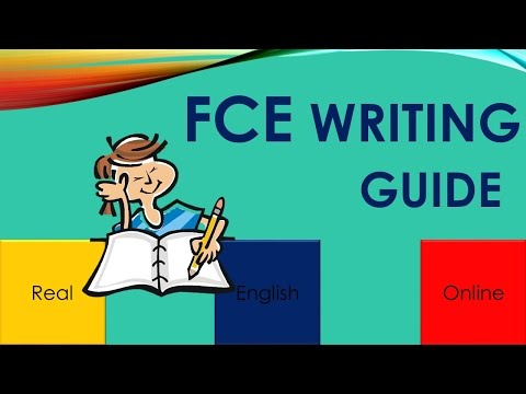 WRITING GUIDE- FCE CAMBRIDGE