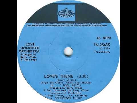 UK New Entry 1974 (18) Love Unlimited Orchestra - Love's Theme