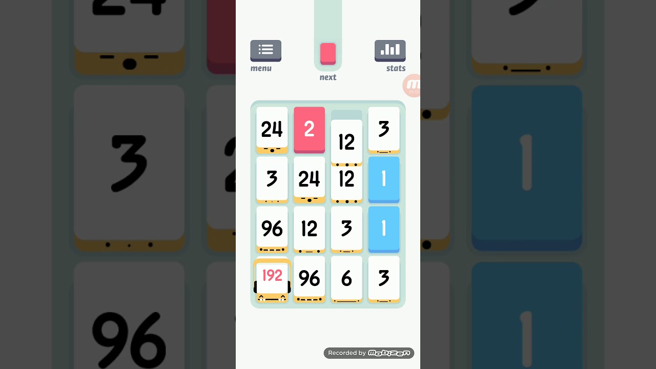 Threes gameplay