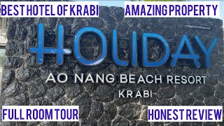 Best hotel in Krabi |  Holiday Ao nang hotel | Ao nang beach | Full room tour 