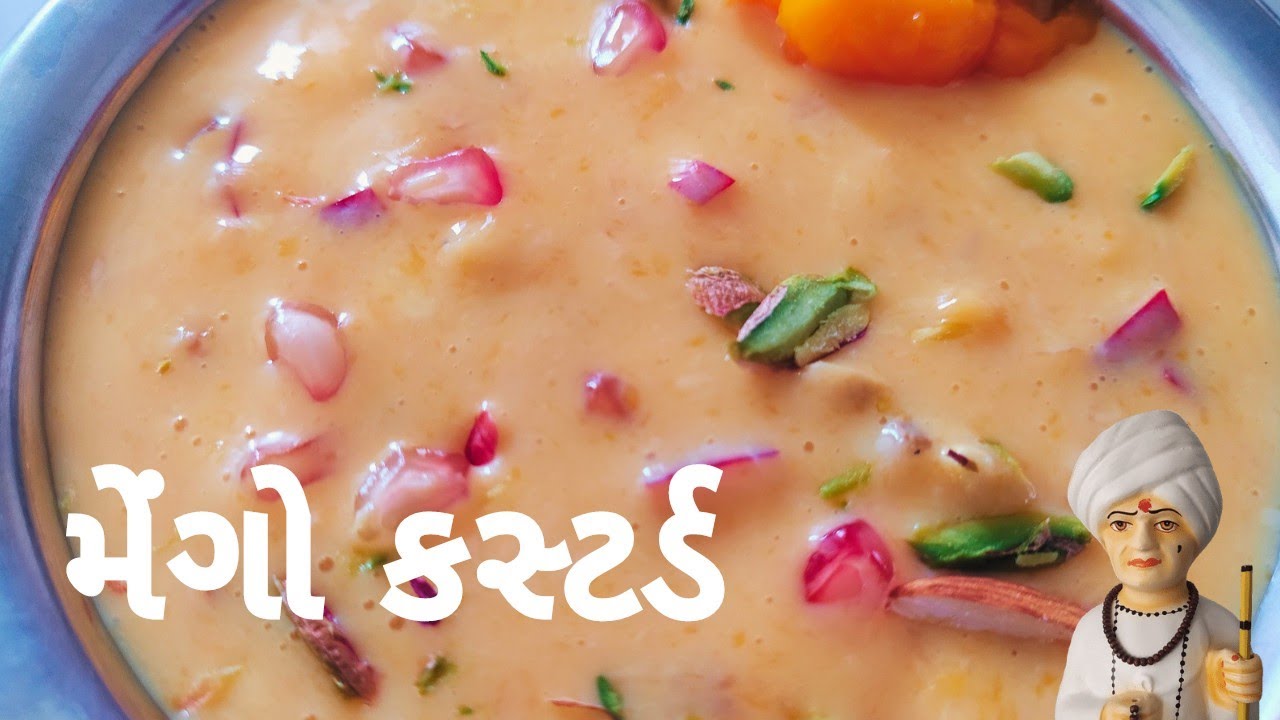 mango custard recipe 