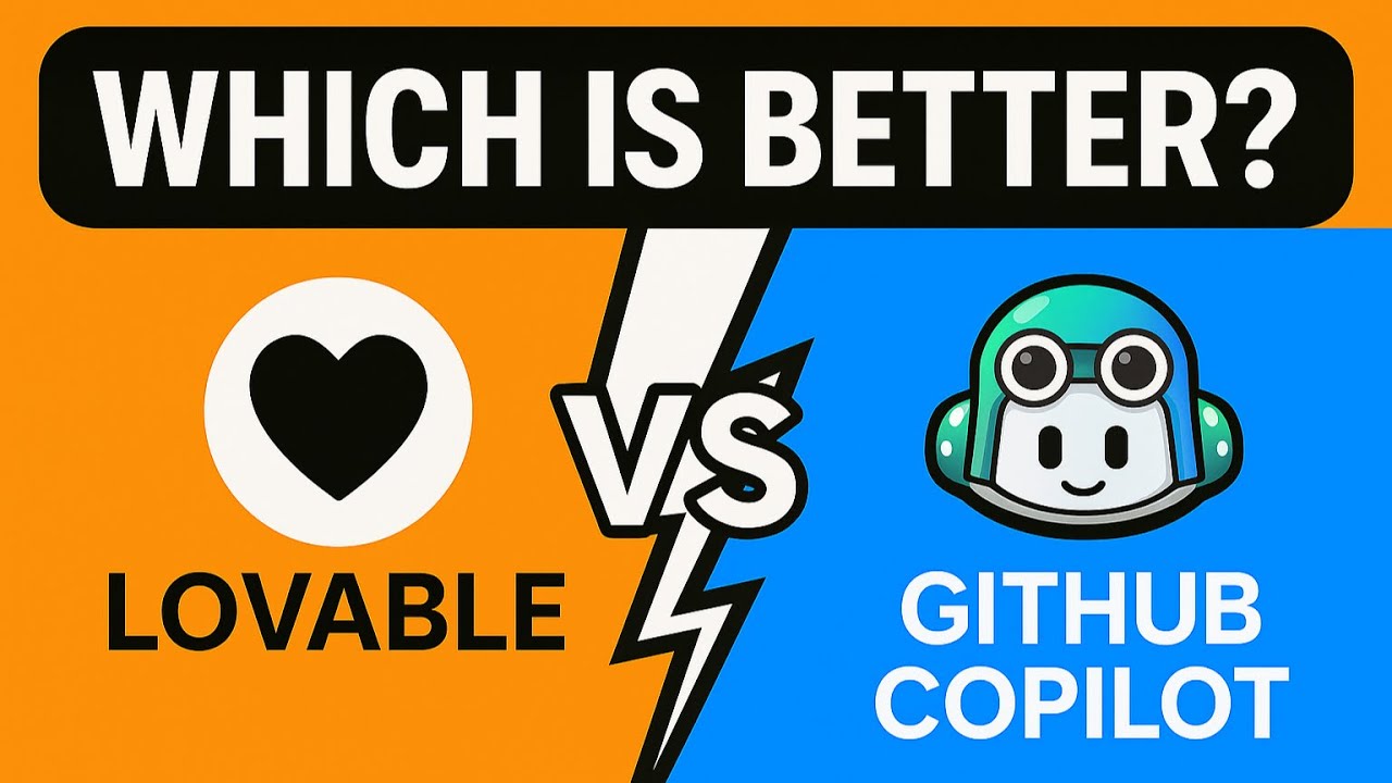 Lovable vs GitHub Copilot: Which AI Coding Tool Wins? - Video