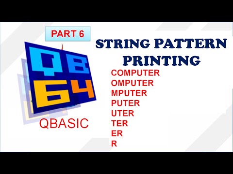 String Pattern In Qbasic Using Right Makeeasy