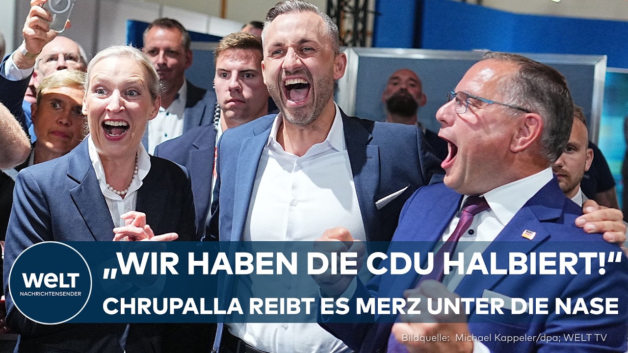 ENTSCHEIDUNG IN SACHSEN-ANHALT: „Wir haben die CDU halbiert“ | Tino Chrupalla schießt Richtung Merz