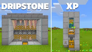 5 EASY Starter Farms For Beginners In Minecraft Bedrock 1.18! (mcpe) #3