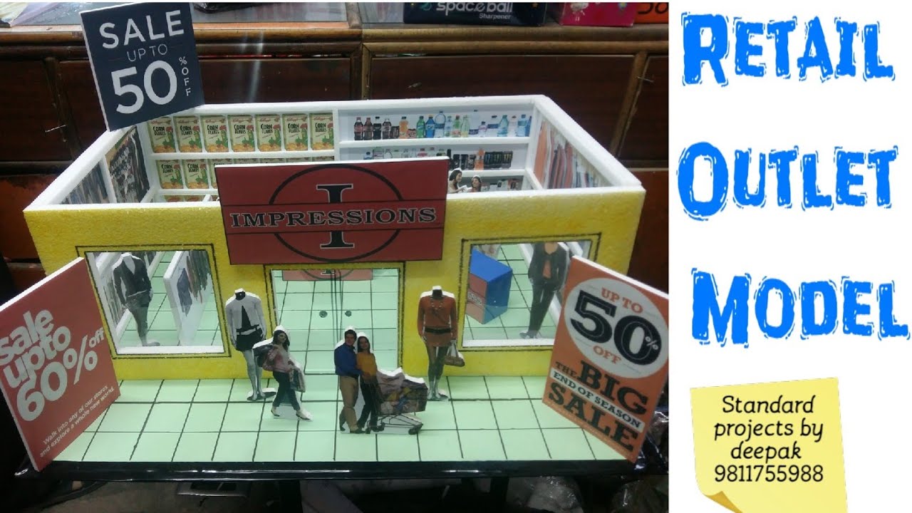 Retail outlet model #retailstore #retail #retailinnovation #retailindustry #innovativeproject #tlm