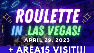 NERVEWRECKING NICKELS!! 😬 ☻ ROULETTE & AREA15 IN LAS VEGAS at El Cortez Casino! 🤍👽 → April 29, 2023