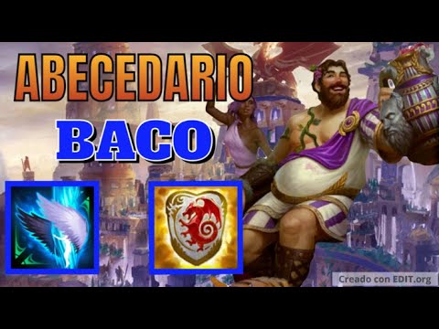 Smite Baco Tutorial + Support Build - Season 8 Conquest Abecedario #17