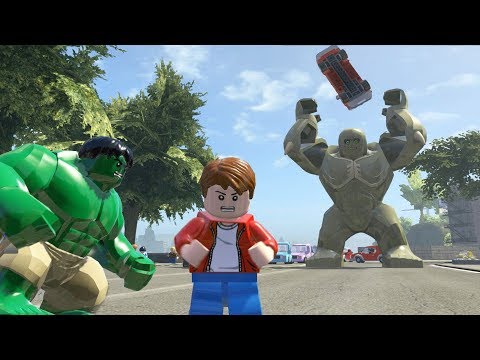 A-Bomb Vs Hulk Vs Big Abomination - LEGO Marvel Super Heroes Game
