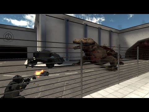 SCP Containment Breach Gate B Battle In Gmod!