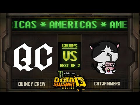 Quincy Crew vs catJAMMERS Game 1 - Monster Energy Dota Summit 13 Online NA/SA: Groups w/ rkryptic