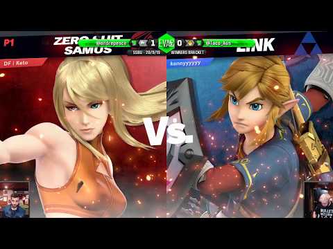 EVAC 20/9/19 - SSBU - DF | Andre (Zero Suit Samus) vs Taco (Link)