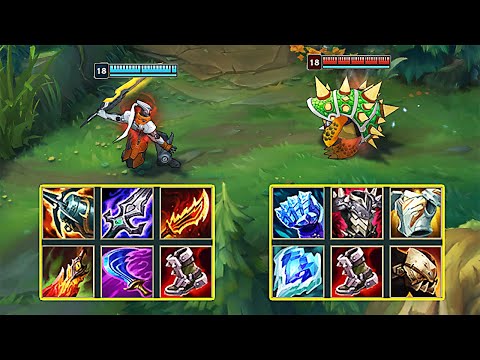 MASTER YI vs RAMMUS FULL BUILD FIGHTS & Best Moments!