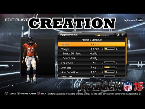 Madden NFL 15 Player Franchise: Speed Halfback Creation - BUSTER INGLES III