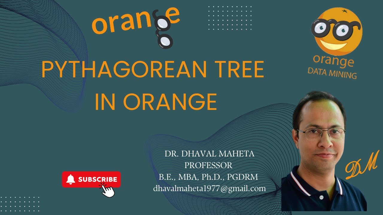 47. Pythagorean Tree in Orange || Dr. Dhaval Maheta