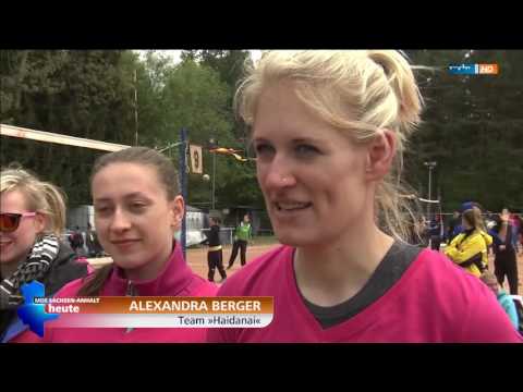 MDR SACHSEN ANHALT HEUTE Volleyball   Rein in den Harz   ran ans Netz