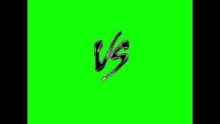 Mortal Kombat 3 versus letters green screen
