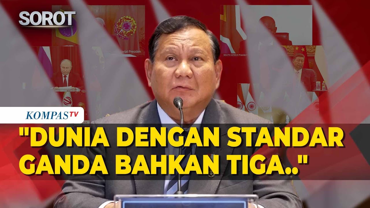 [FULL] Pernyataan Prabowo di Depan Xi Jinping-Putin pada Rapat BRICS: Singgung Dunia Standar Ganda